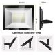 LED floodlight 100W cold white 8000LM 6000K