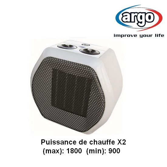 Fan-assisted ceramic heater