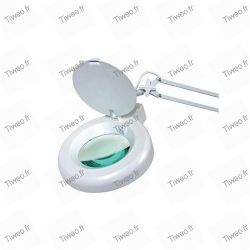 Magnifying lamp on foot for doctor, electronic