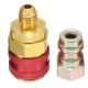 Low pressure to high pressure R134 adapter