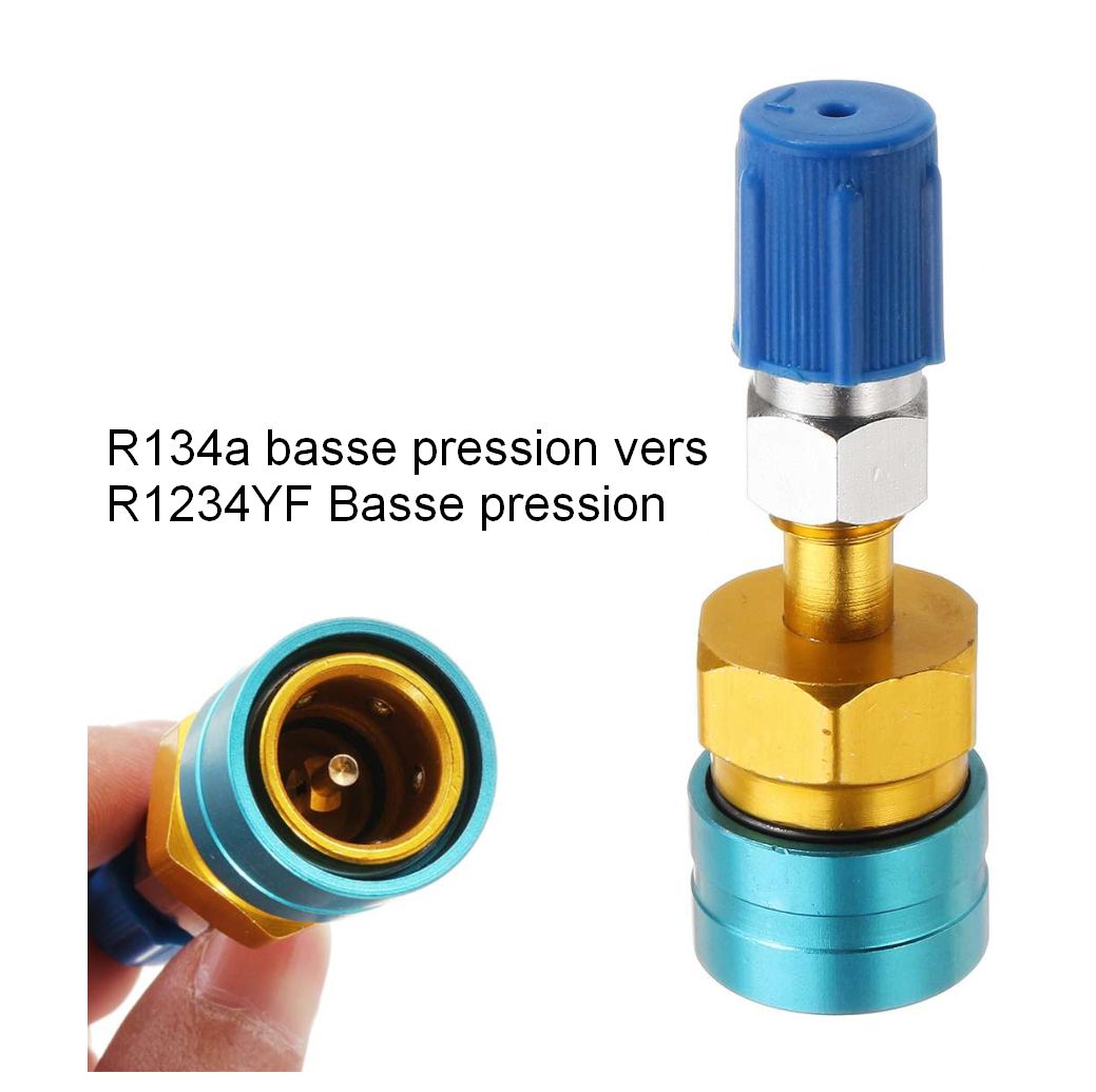 Adaptateur pour raccord de conversion à fixation latérale basse pour  climatiseur RED TEK R134a