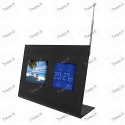 Digital weather frame clock