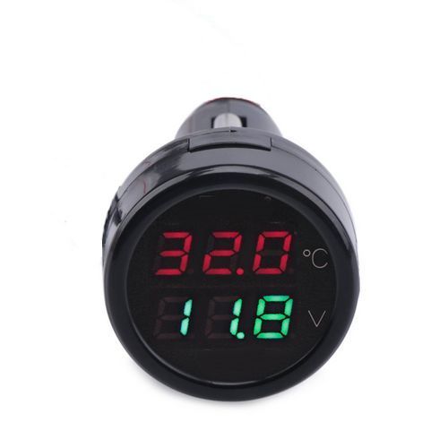 Termometro Voltmeter Light-Cigare