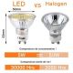 GU10 5W 60 LED-Lampe 6000K