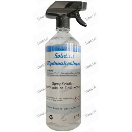 Désinfectant Solution Hydroalcoolique EN14476