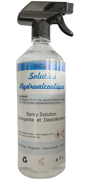 Désinfectant Solution Hydroalcoolique EN14476