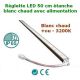 Réglette LED blanc froid alimentation 12V fournie