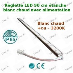 Réglette LED couleurs 1M RGB avec télécommande et transformateur