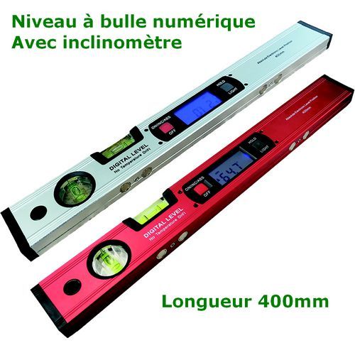 Digital digital spirit level with inclinometer and 400mm magnets