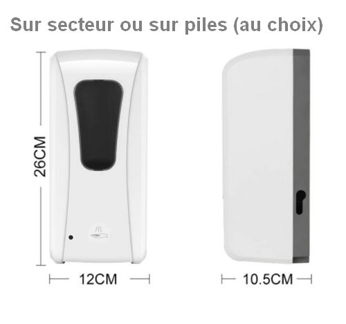 Distributeur automatique de gel hydroalcoolique