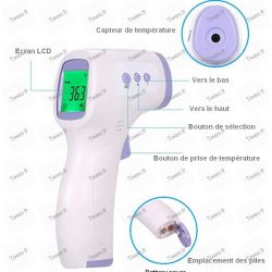 Thermomètre frontal sans contact