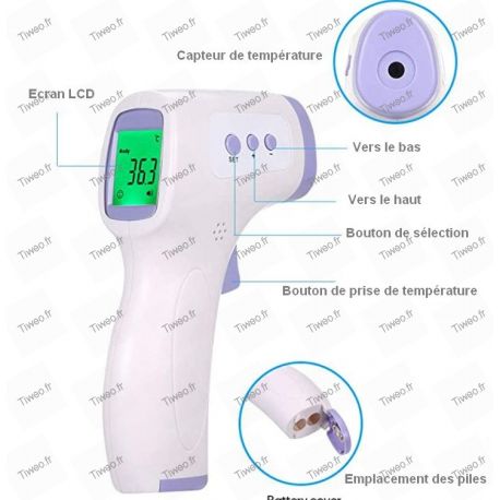 Termometro medico Corp o oggetto Infra rosso