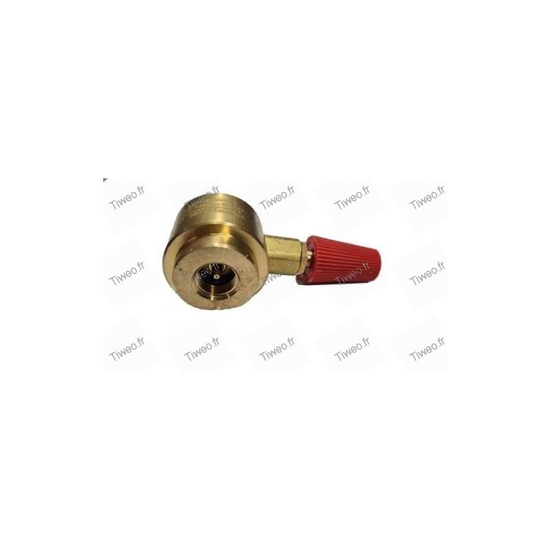 Robinet Valve à Aiguille Pour Gaz Réfrigérant R600A / R436V - Raccord 7/16F X 1/4M - Neuf