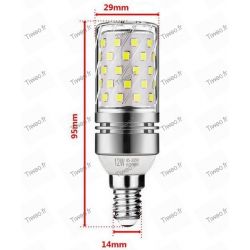 LED bulb E14 12W 6000k Corn type