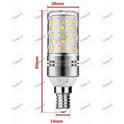 LED-lampa E14 12W 6000k Majstyp