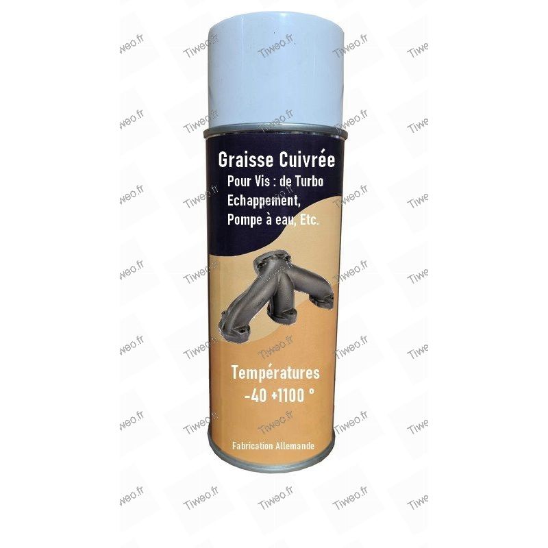 Graisse Au Cuivre Haute Température - 300 ML - Anti-grippage Et Anti-adhérente - Jusqu'à 1000 °C