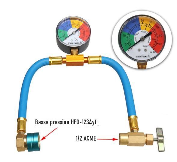 Charging hose for air conditioning R1234yf