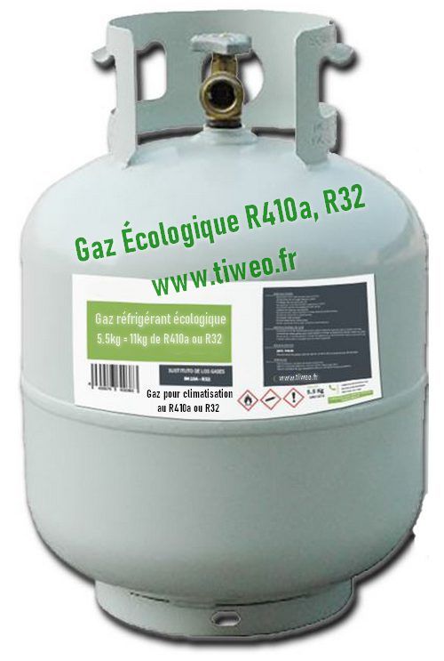 Ersättningsgas R410a 11kg, Gas R32 av ekologisk ersättning