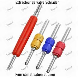 Outils pour obus et valves de climatisation et pneu