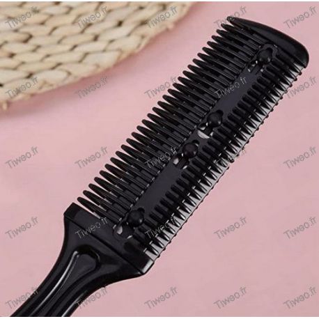 Peigne de coupe de cheveux professionnel Amdohai pour outil de coiffure et  de toilettage de coiffeur Peigne plat de coupe de cheveux 