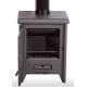 Ecodesign 2022 wood stove with 7.4kw oven