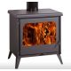 Wood stove 8 kw with oven thermometer and storage log EcoDesign 2022