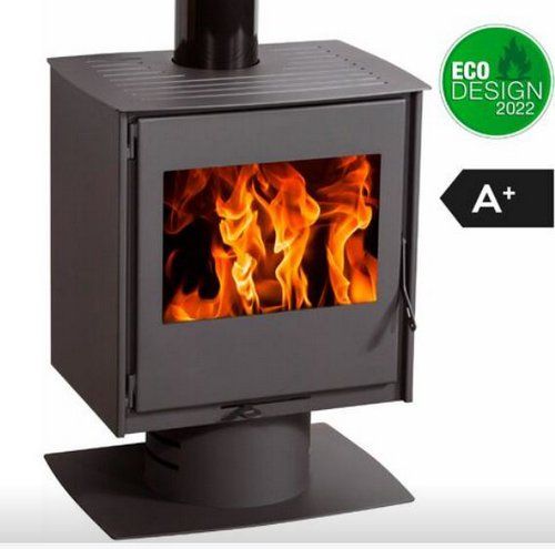 Wood stove 8 kw modern design model EcoDesign 2022