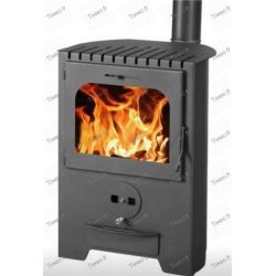 Hybrid stove 16kw for wood and pellets without electricity