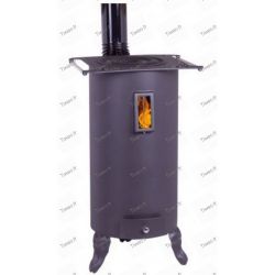 Wood stove 17.8kw cheap old and cylindrical design