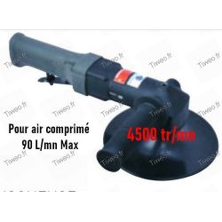 Polidor pneumático com retorno de ângulo 180 mm 4500 rpm