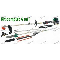 4 in 1 essence garden tools, brushcutter, hedge trimmer, chainsaw, trimmer