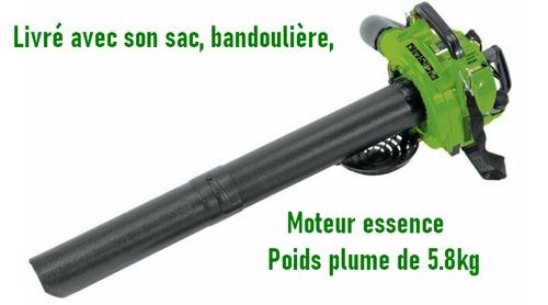 Souffleur aspirateur broyeur de jardin