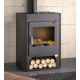 10kW steel wood stove with cast iron door Ecodesign 2022