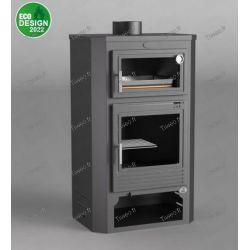 10kW angle wood stove double combustion Ecodesign 2022