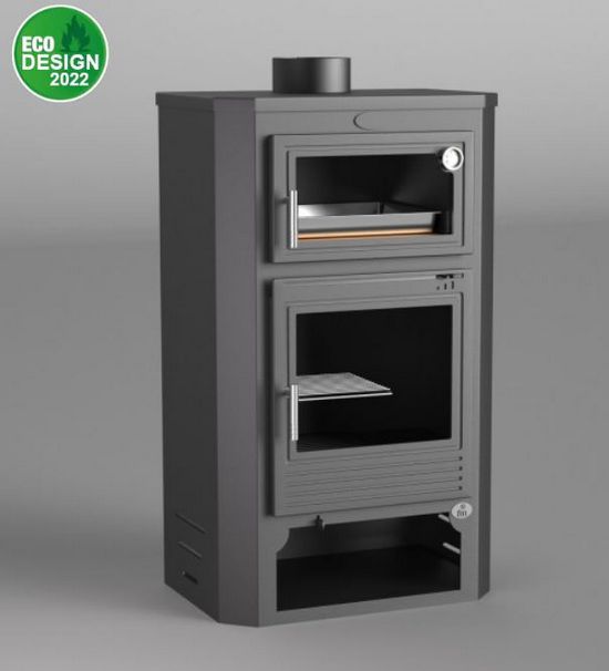 Wood stove with integrated oven Ecodesign Standard 2022