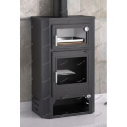 10kW angle wood stove double combustion Ecodesign 2022
