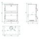 Wood Stove with Thermometer Oven and Bonfire Ecodesign 2022