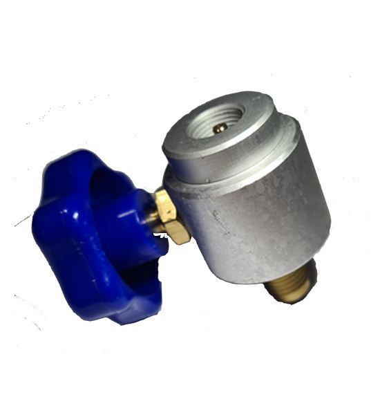 Faucet for can R134, R1334yf and R12 and R600