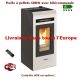 Pellet stove 12KW for 300M³ with remote control