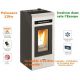 Pellet stove 12KW for 300M³ with remote control