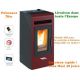 Estufa de pellets de 10KW con control remoto