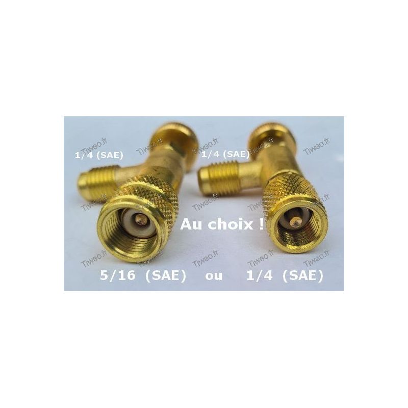 Teacher service valve for air conditioning R32, R410, R134, R407, R22