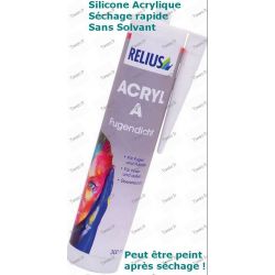 Silicone acrylique mastic d'étanchéité blanc