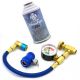 R134a and R12 car air conditioning refill kit